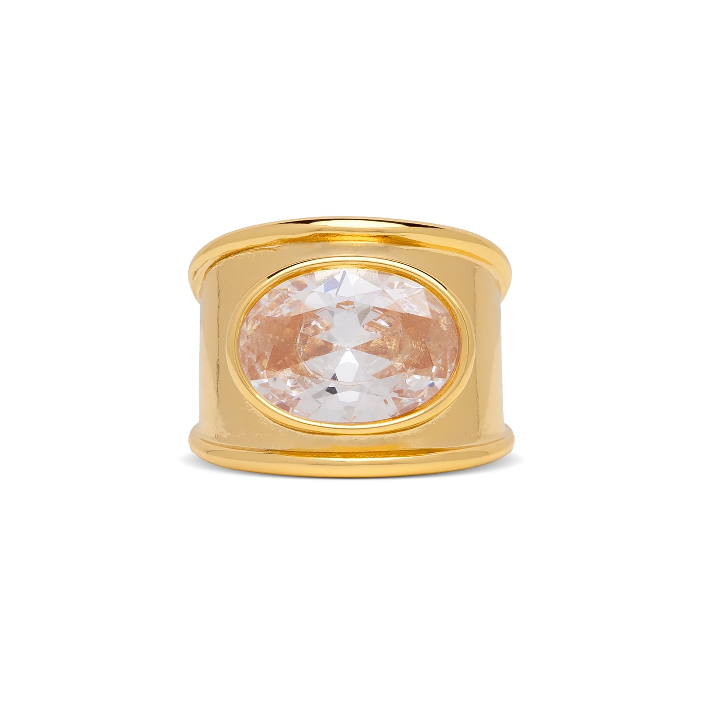 April Chunky Birth Stone Ring