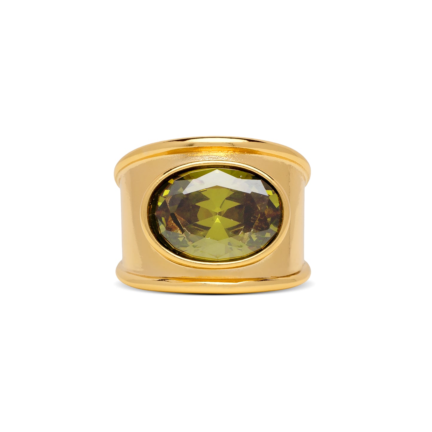 August Chunky Birth Stone Ring