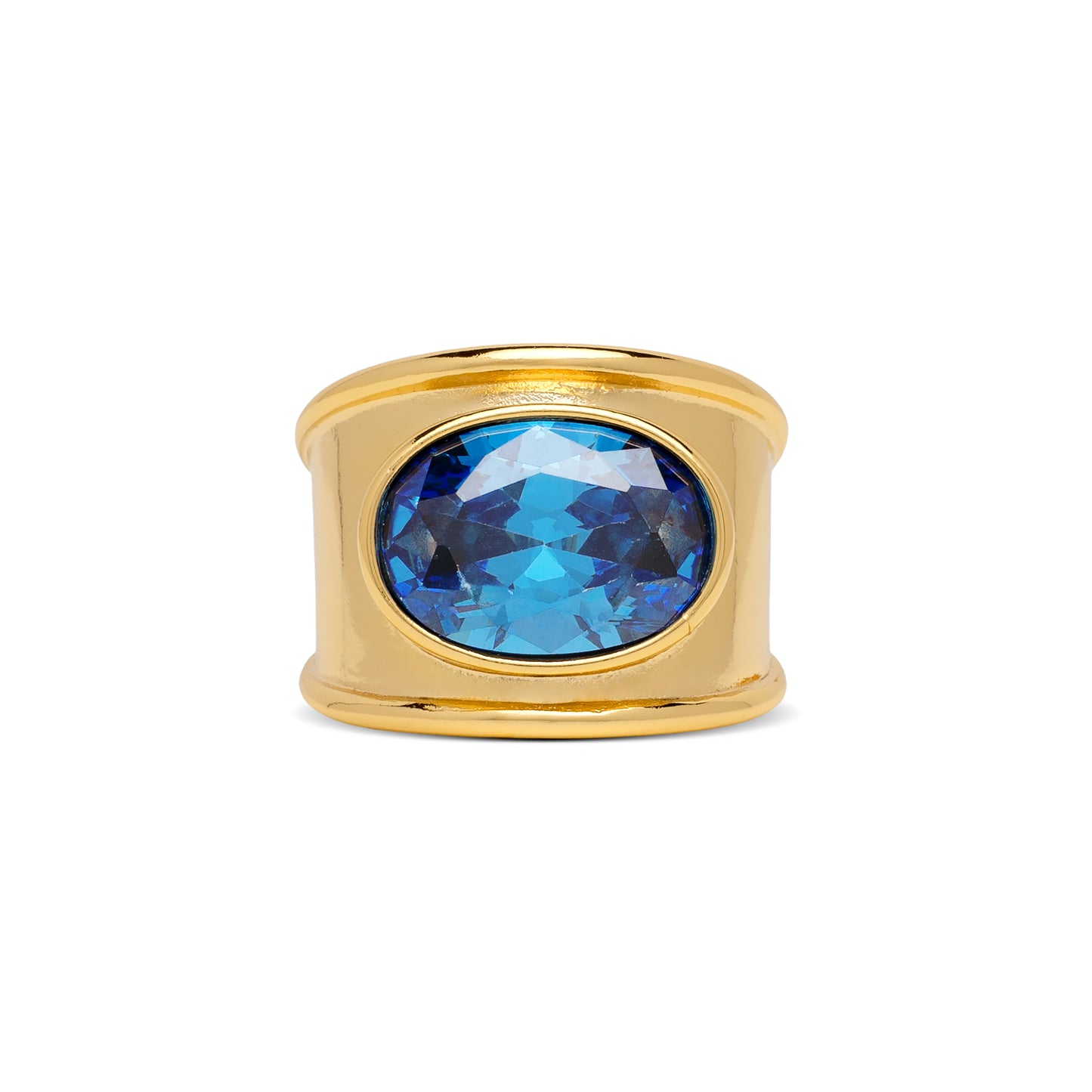 December Chunky Birth Stone Ring