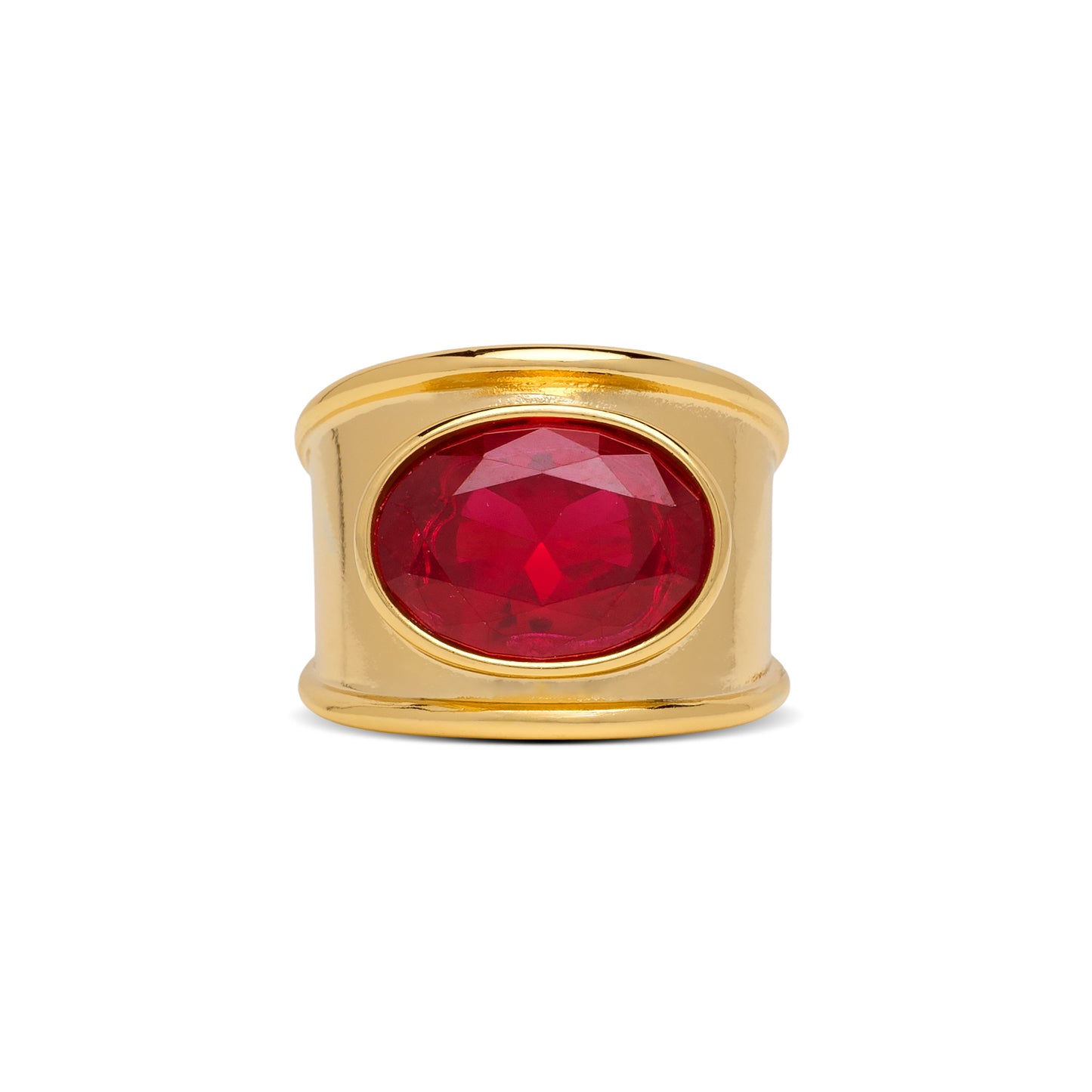 July Chunky Birth Stone Ring