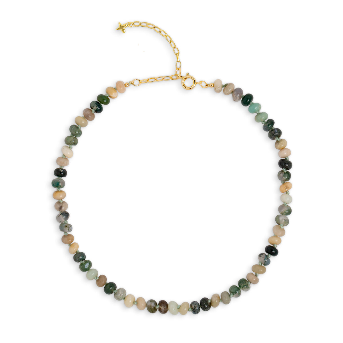 Amazonite Stone Beaded Necklace