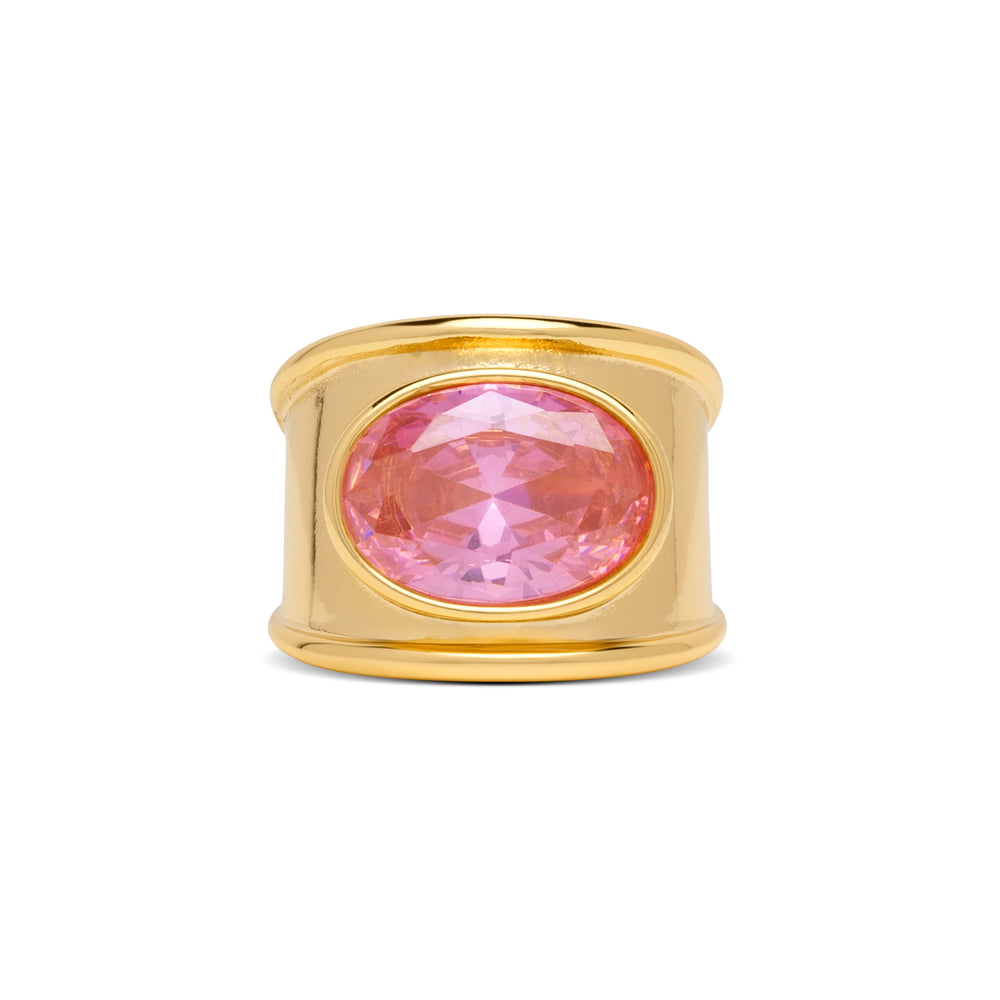 October Chunky Birth Stone Ringy)