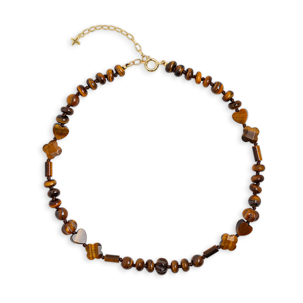 Tigers Eye Beaded Necklace
