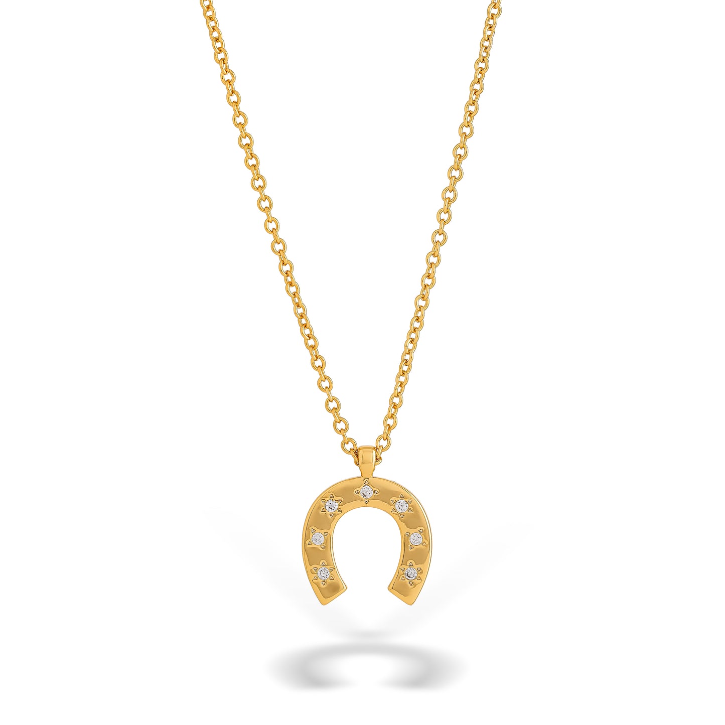 Horseshoe Lucky Charm Necklace