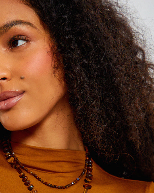 Tiger's Eye Natural Beaded Necklace