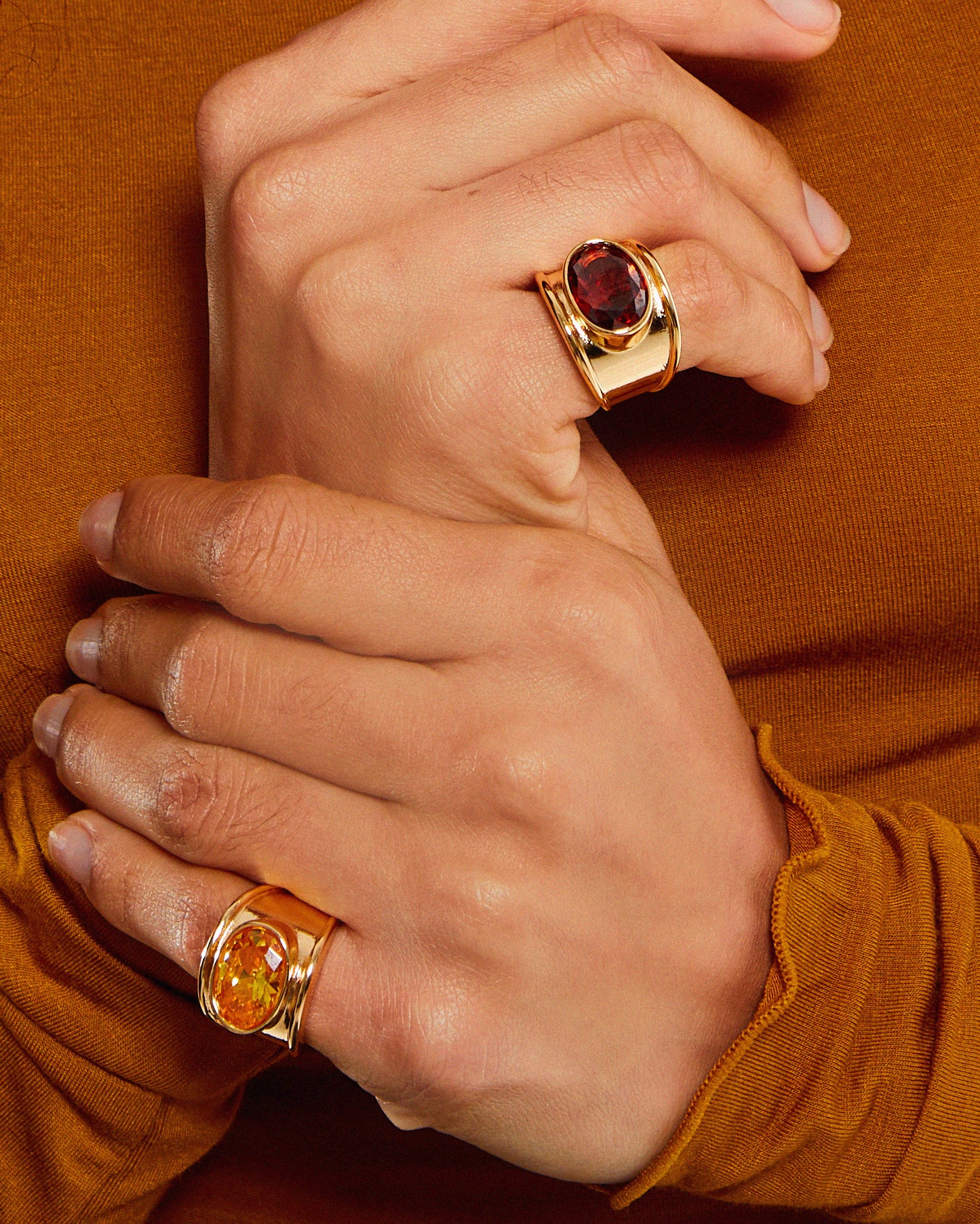 November Chunky Birthstone Ring