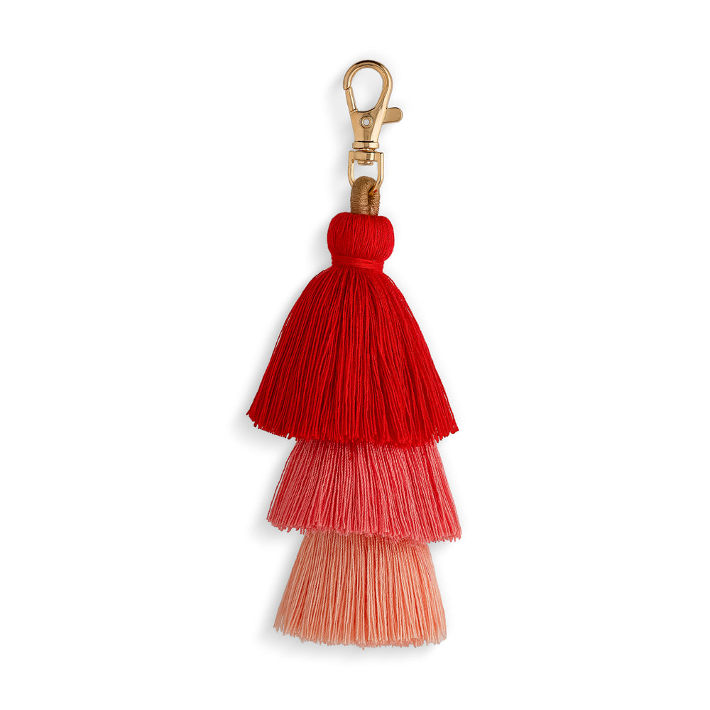 Red Bag Tassel Charm