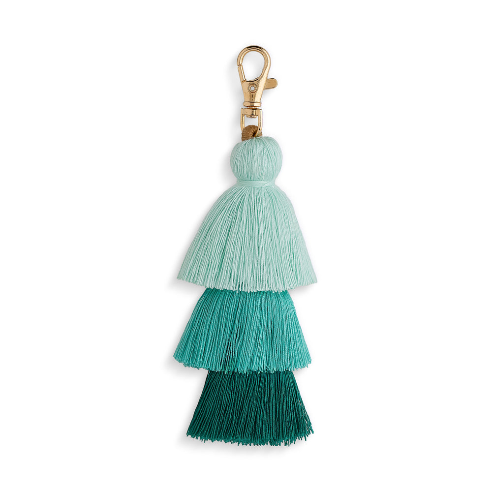 Green Bag Tassel Charm