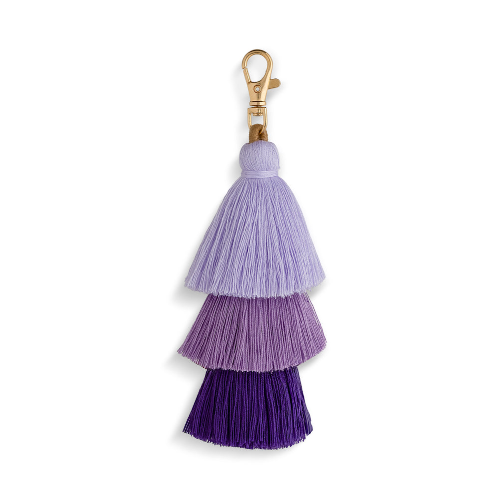 Purple Bag Tassel Charm