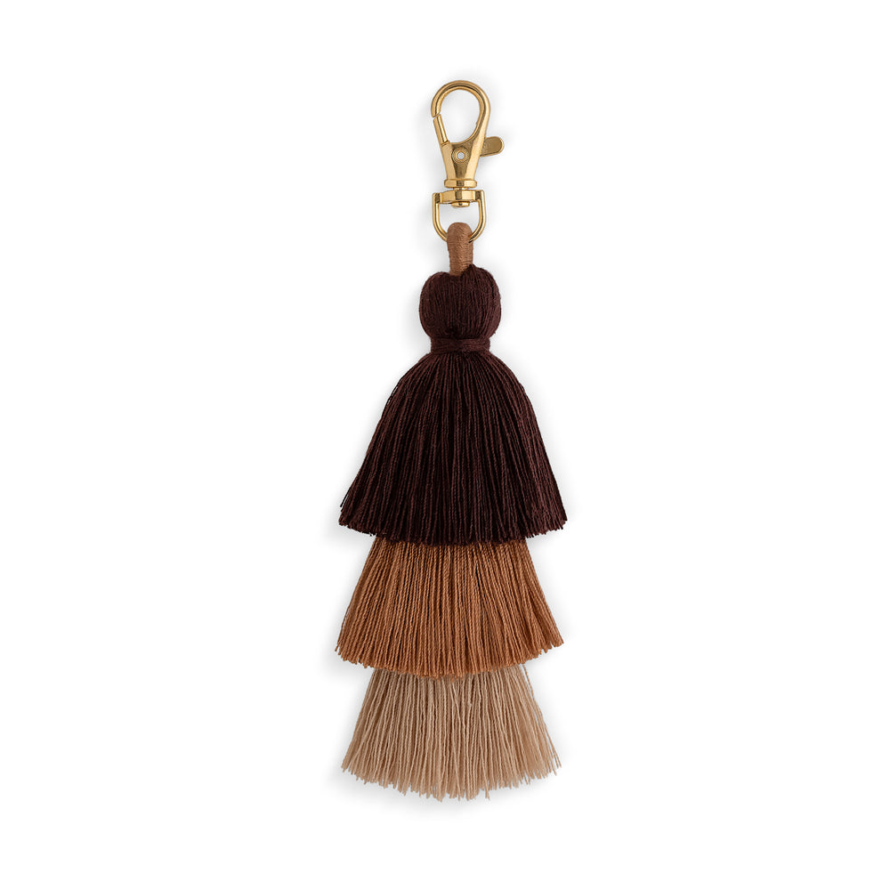 Brown Bag Tassel Charm