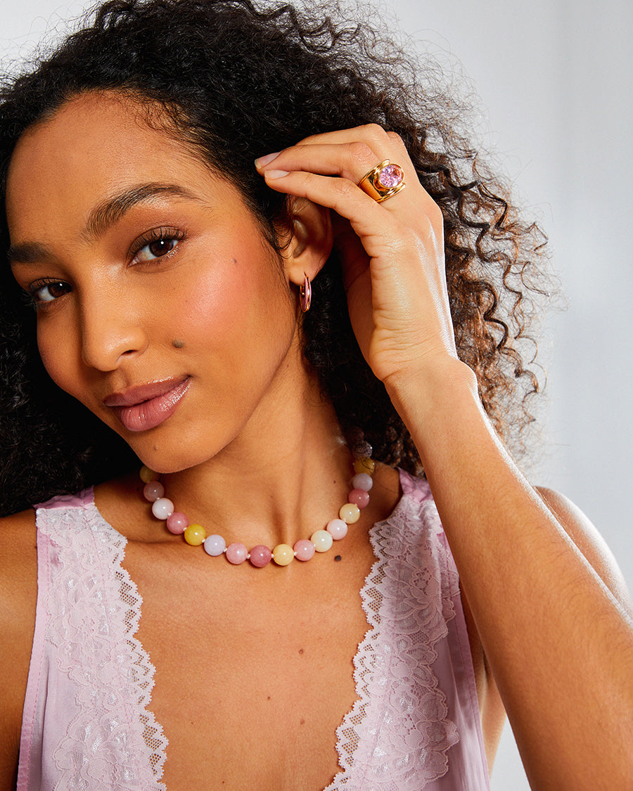 October Chunky Birthstone Ring