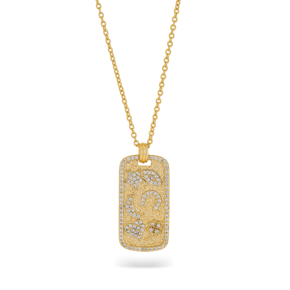 Lucky Symbols Tarot Charm Necklace