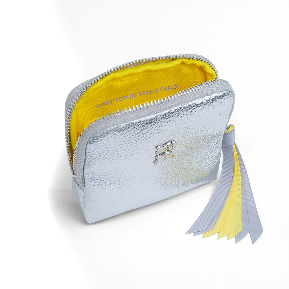 Written In Tthe Stars Silver and Yellow Slogan Jewellery Organiser