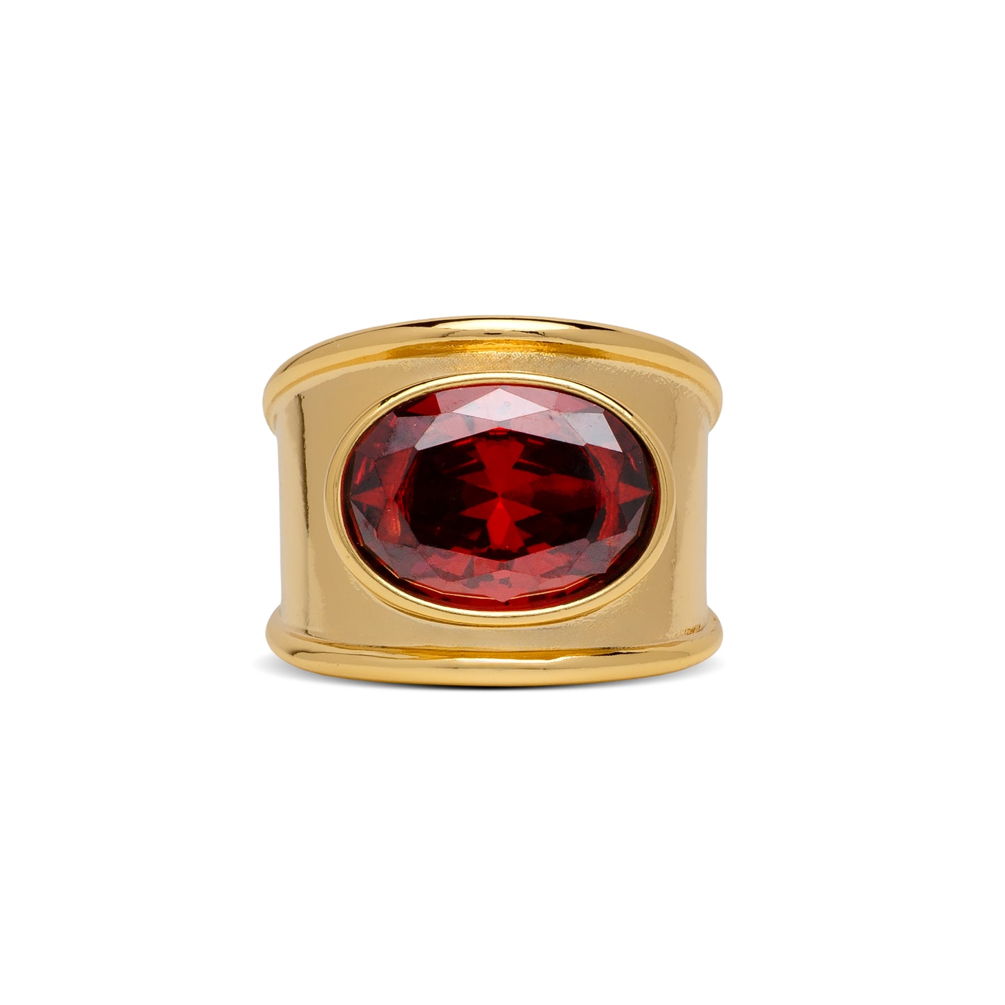 January Chunky Birth Stone Ring